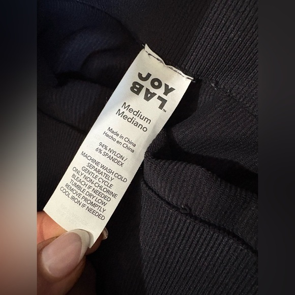 JoyLab seamless textured 7/8 leggings hi-rise size medium - Picture 4 of 8